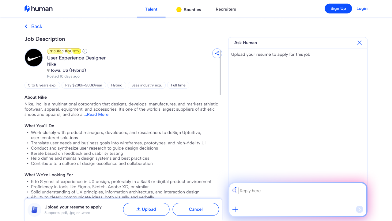 Human - Screenshot 4 showing product features and functionality