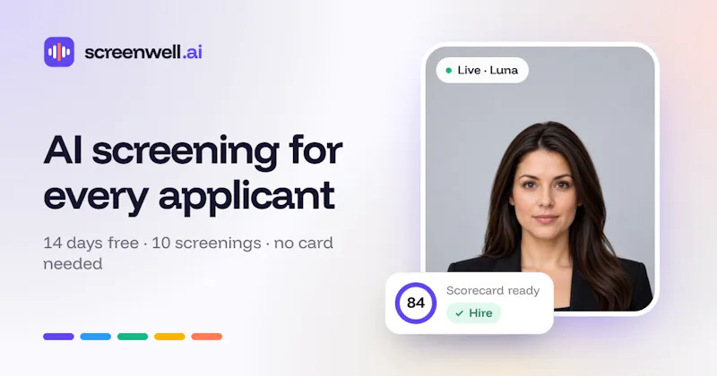 Screenwell.ai screenshot 2