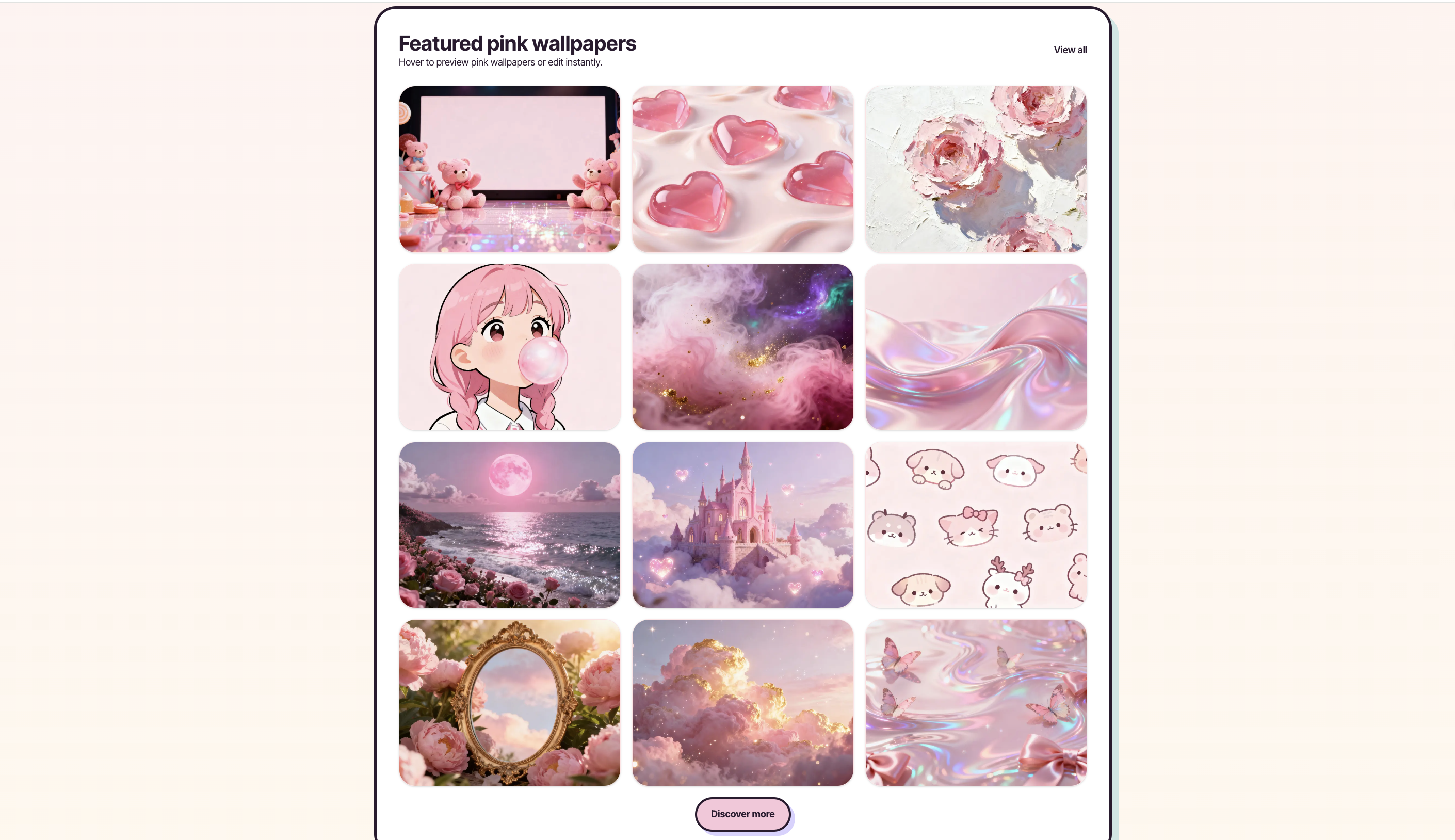 Pink Canvas - Screenshot 2 showing product features and functionality