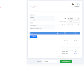 PDF Invoice Generator gallery image