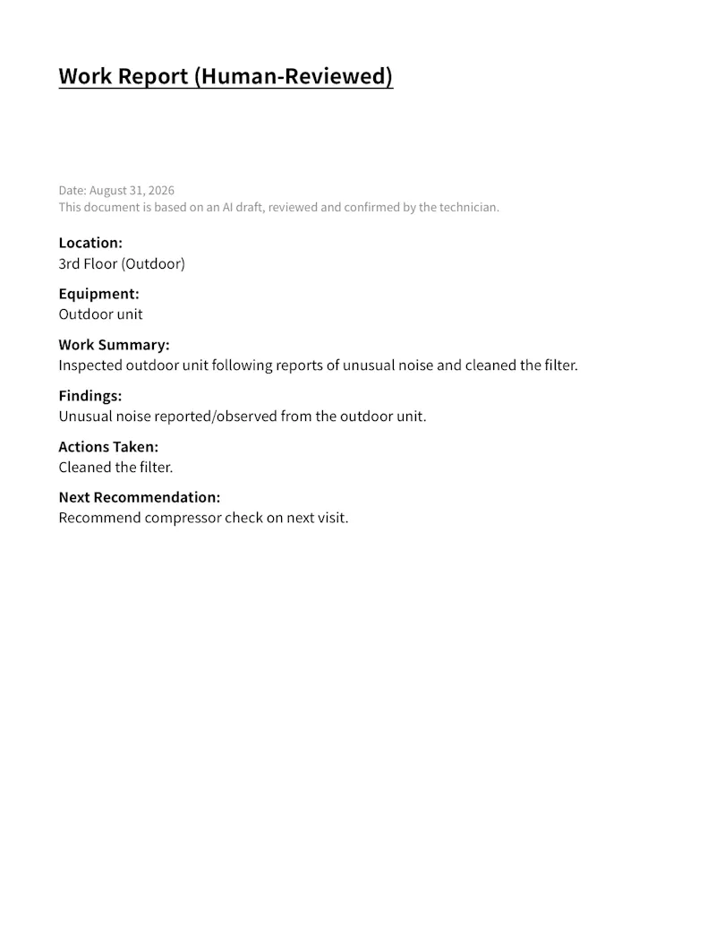 Field Report AI screenshot 3
