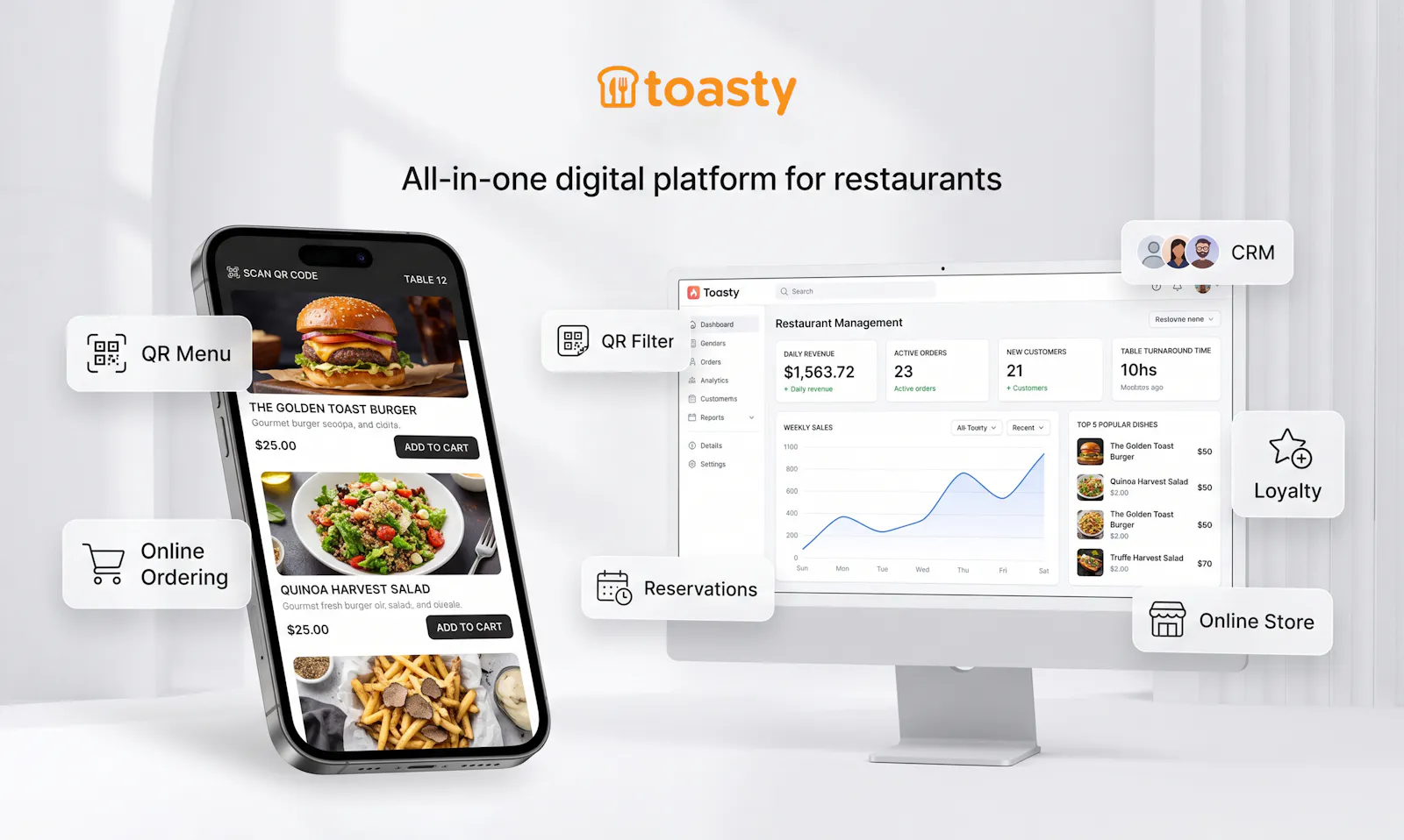 Toasty — QR Menu for Restaurants screenshot 2