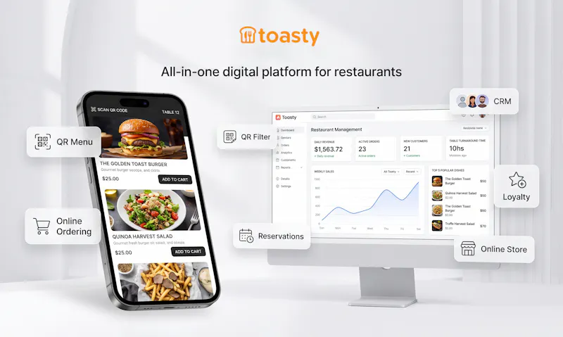 Toasty — QR Menu for Restaurants screenshot 2