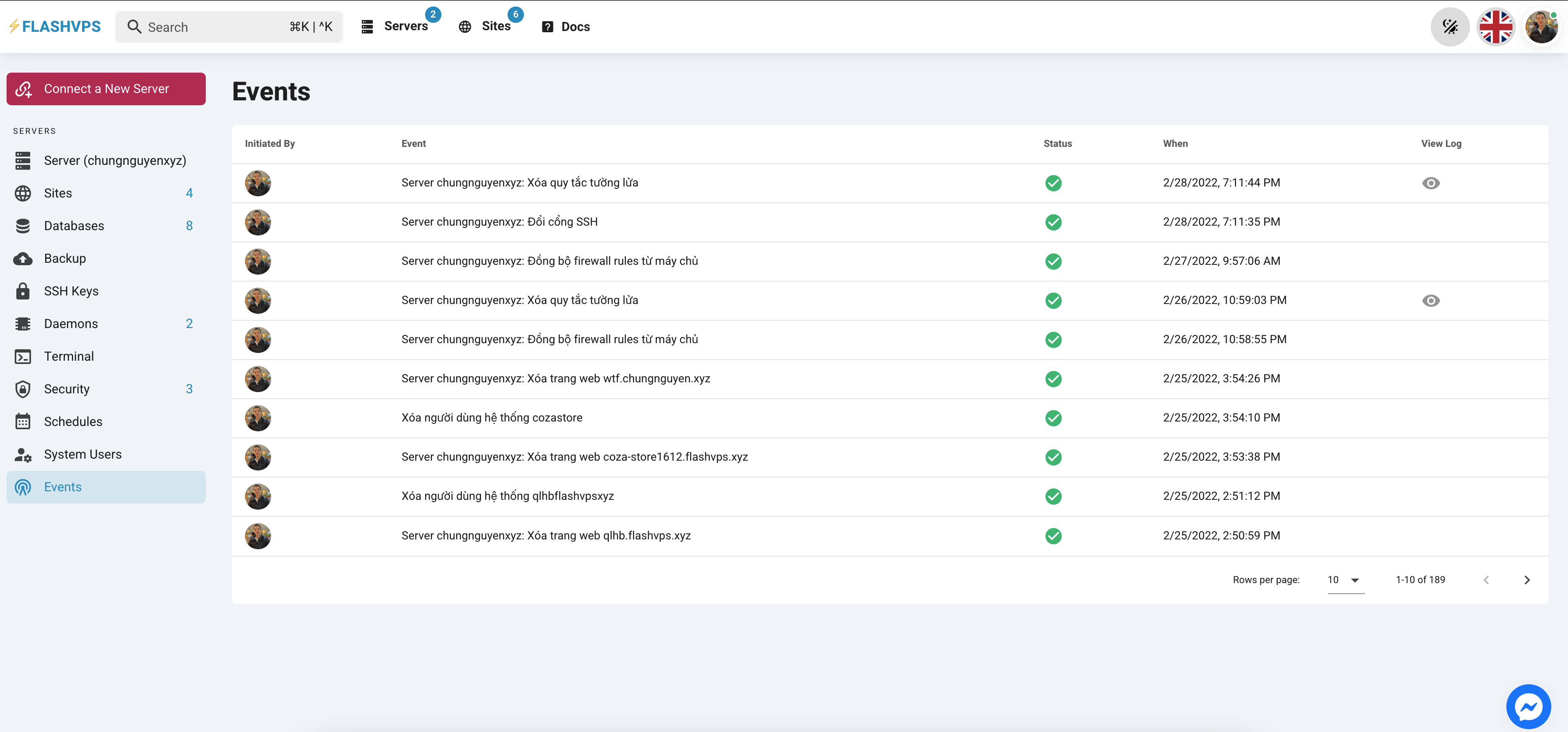 FlashVPS gallery image