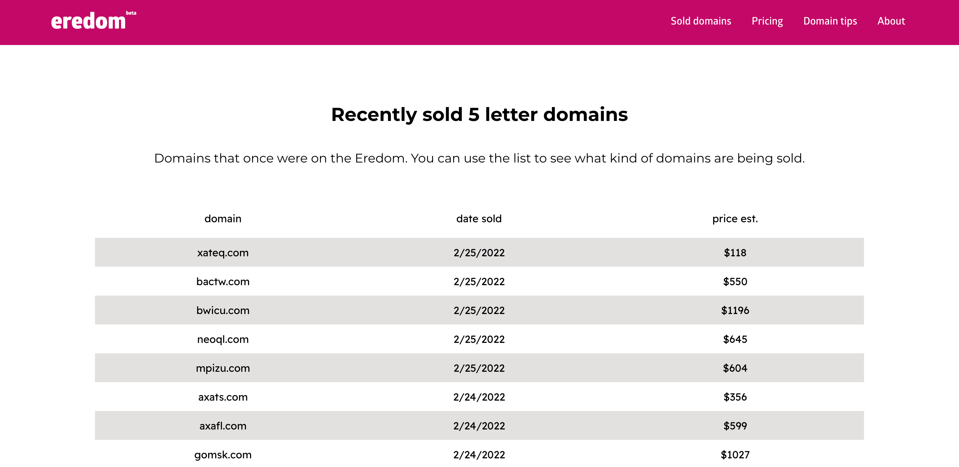 Eredom gallery image
