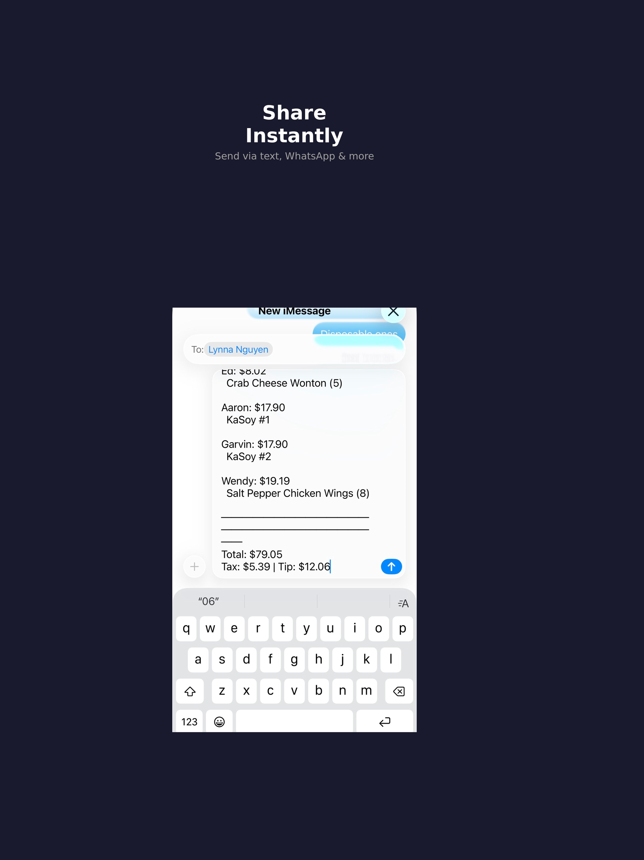 Splitsy: Let AI split the bill for you - Screenshot 4 showing product features and functionality