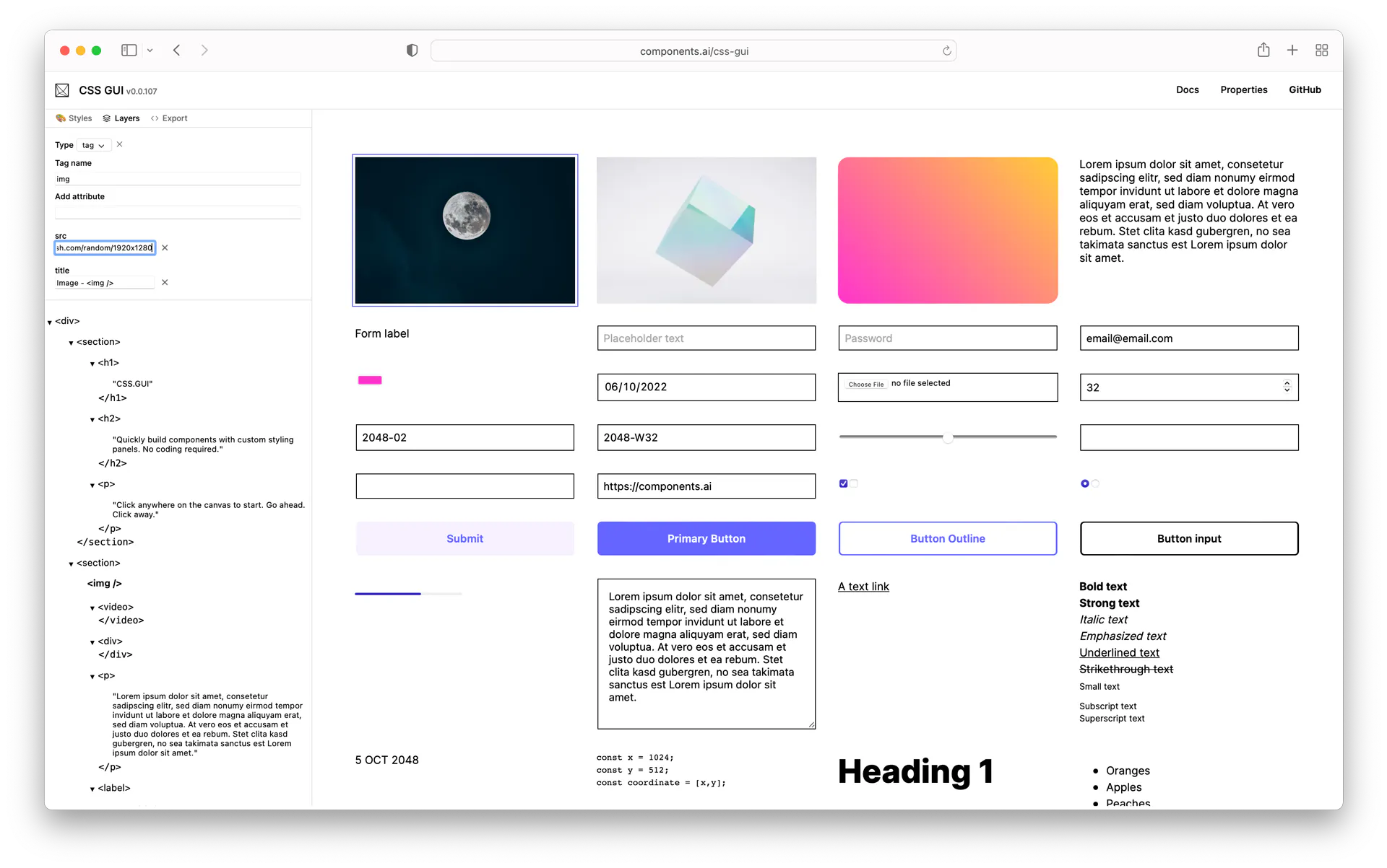 CSS.GUI: Open source visual editors for everything in the CSS spec ...