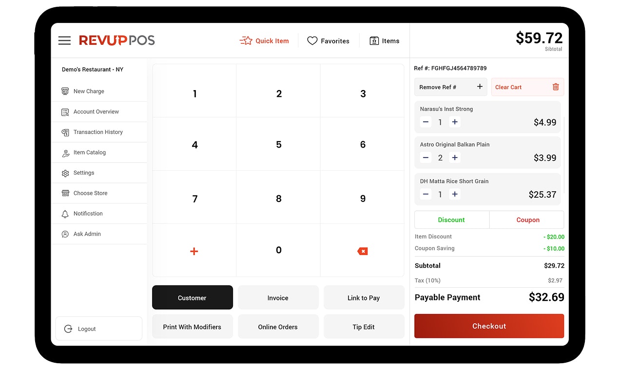 RevUp POS - Screenshot 3 showing product features and functionality