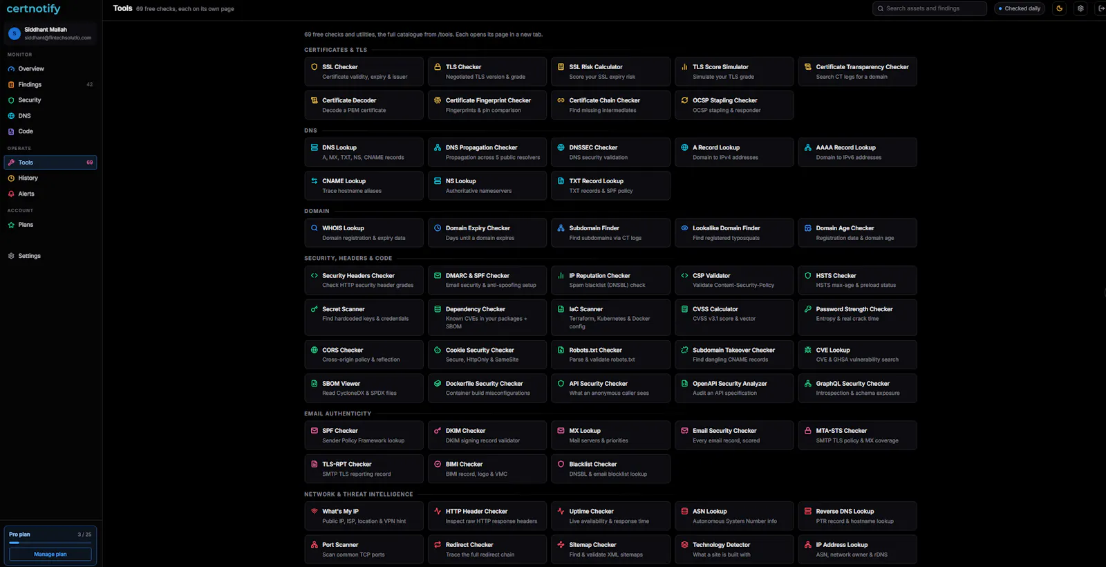 CertNotify screenshot 5