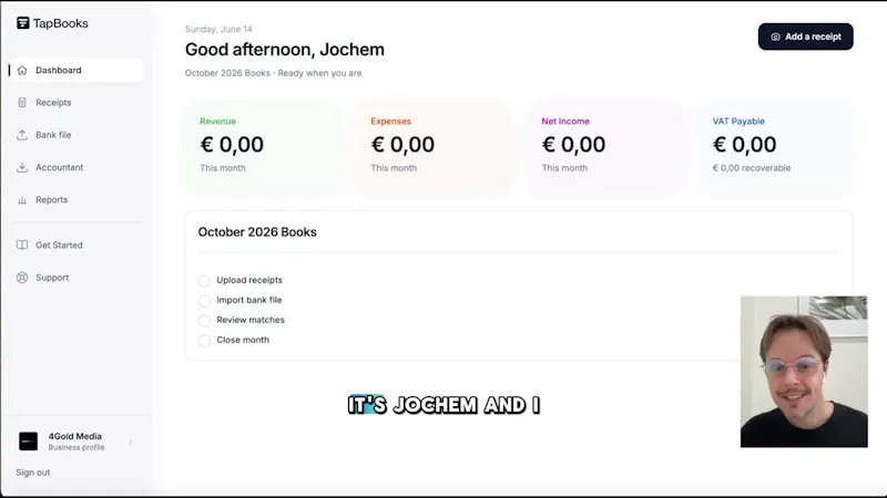 TapBooks screenshot 1 (video preview)