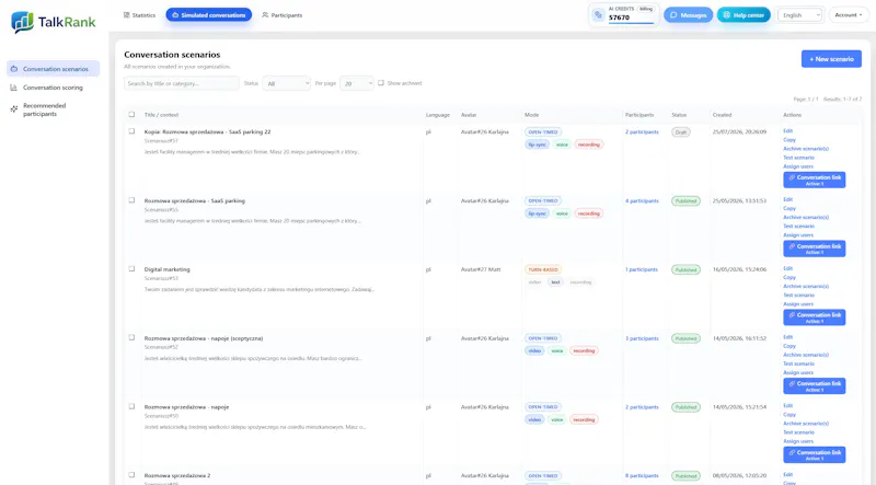 Talkrank.app screenshot 3