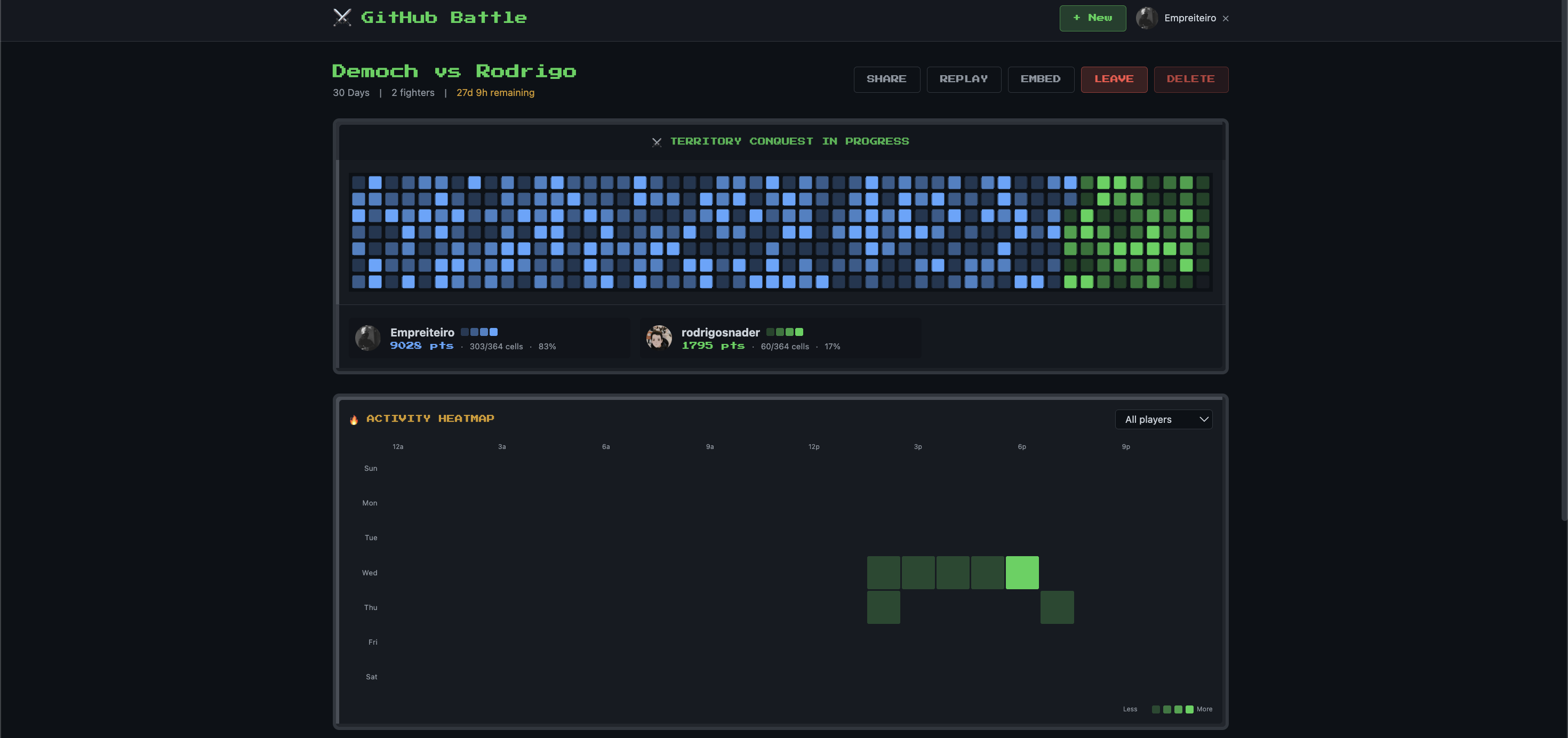 GitHub Battle Arena gallery image