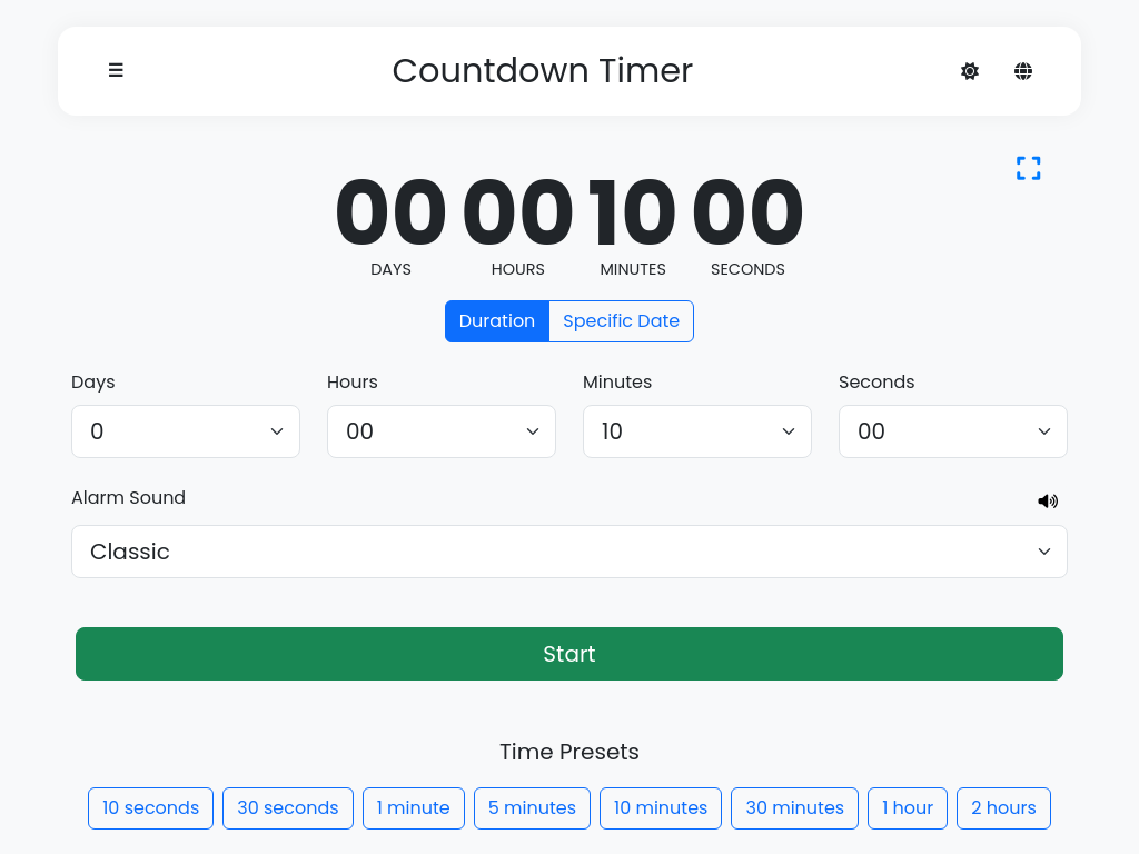 ANCHE ORCHINE ONLINE - Un semplice allarme, timer di uova, cronometro, timer per il conto alla rovescia media 5