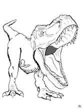 Dinosaur coloring pages for kids gallery image