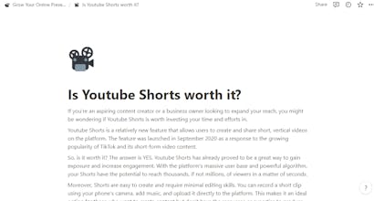 Grow Online Presence with Youtube Shorts gallery image