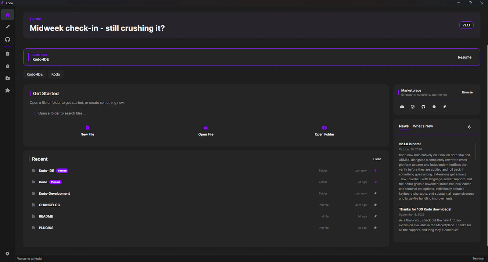 Kodo screenshot 1
