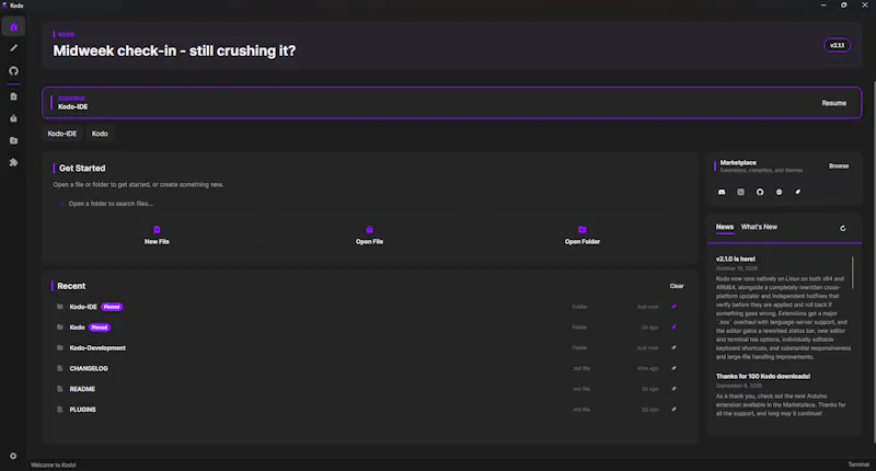Kodo screenshot 1