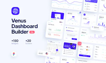 Venus - Dashboard Builder PRO for Figma gallery image