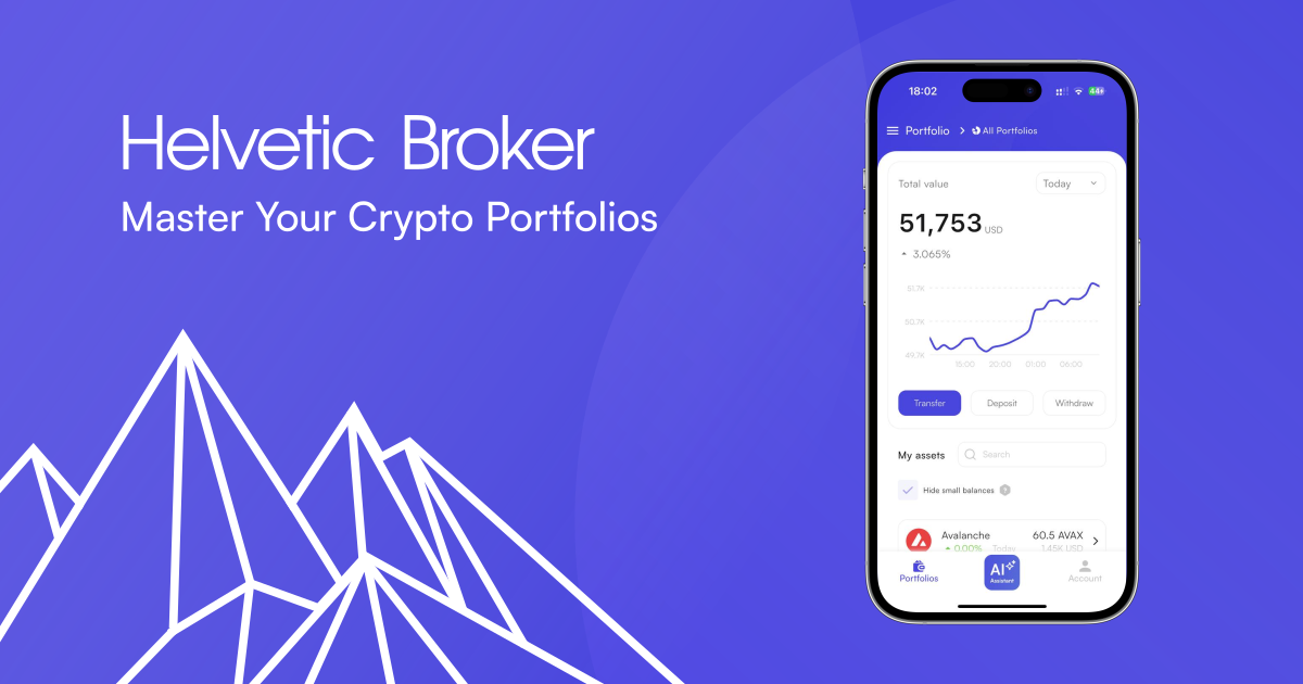 Helvetic Broker: Crypto & AI app gallery image