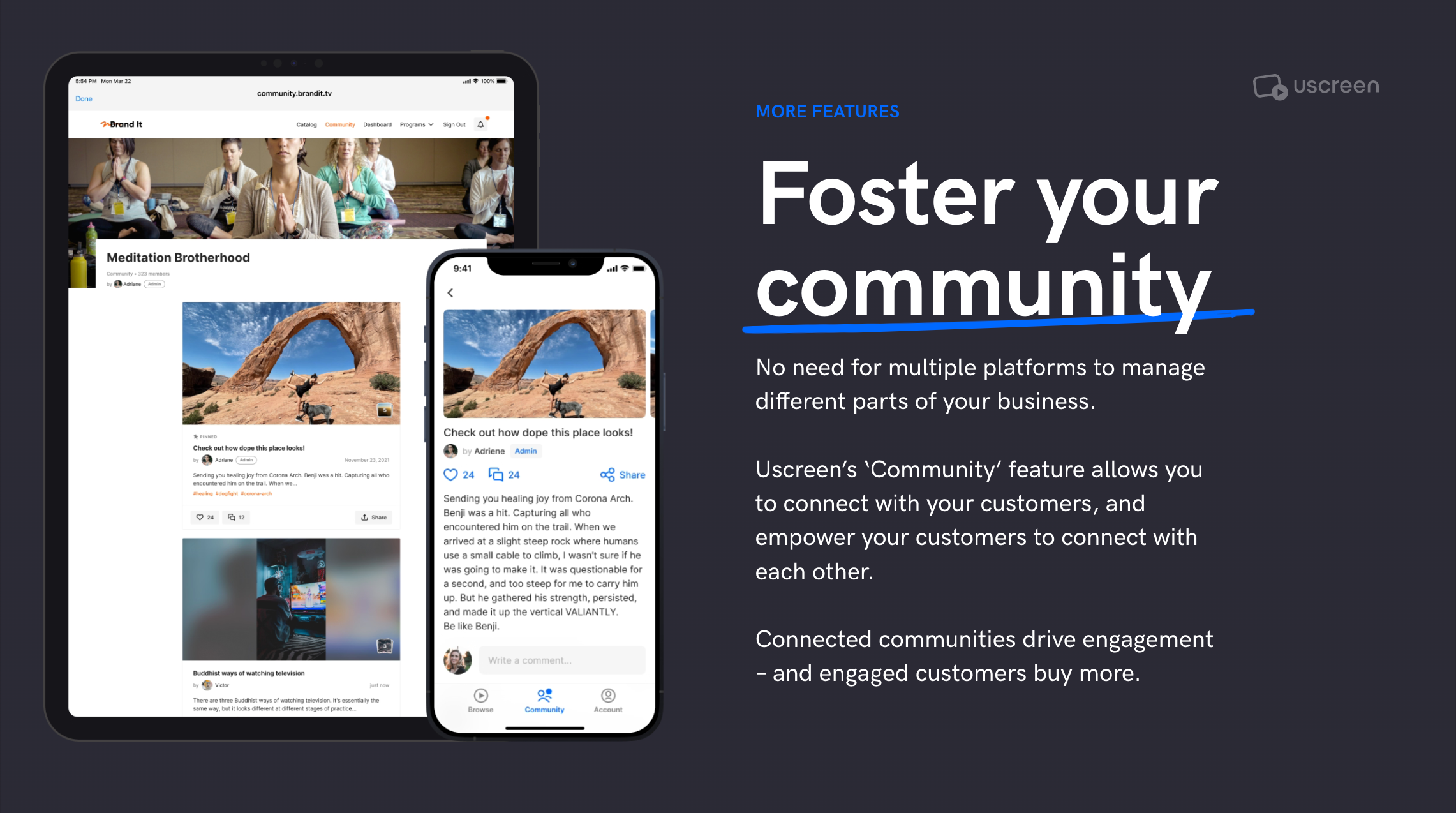 USCREEN 2.0 - आपकी वीडियो सदस्यता के लिए ऑल-इन-वन प्लेटफ़ॉर्म मीडिया 5