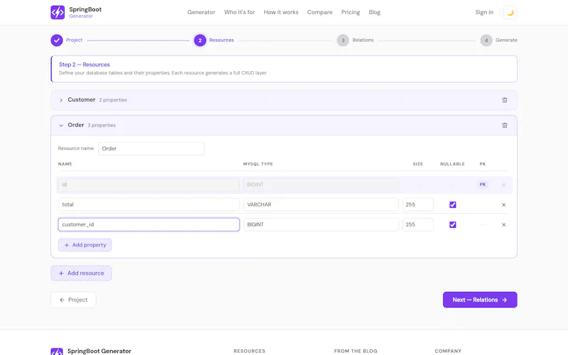 SpringBoot Generator screenshot 5