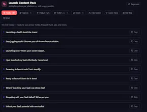 LaunchKit Ship &Promote Your SaaS Faster gallery image