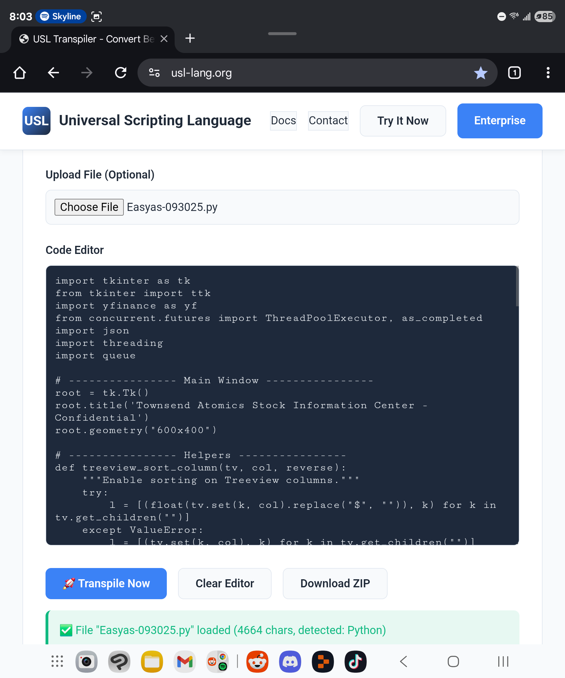 Média USL Transpiler - Convert between 500+ programming languages 8
