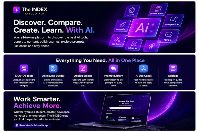 The INDEX | The Best AI Tools in 2026 screenshot 3