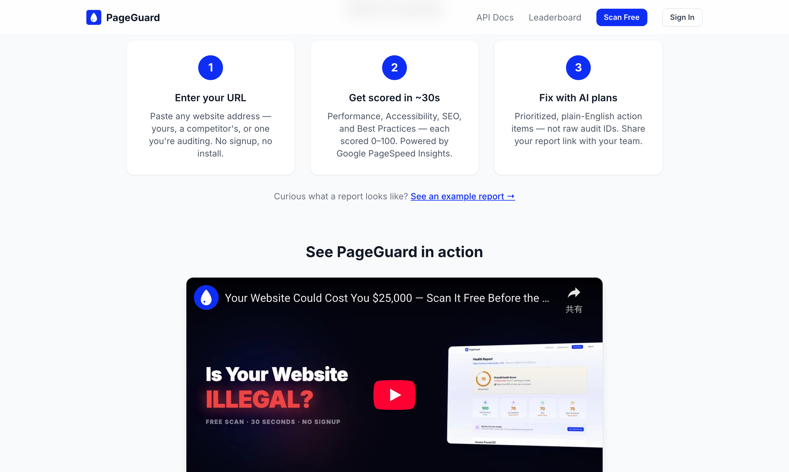 PageGuard - Screenshot 2 showing product features and functionality