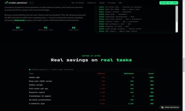 Credit Optimizer for Manus AI gallery image