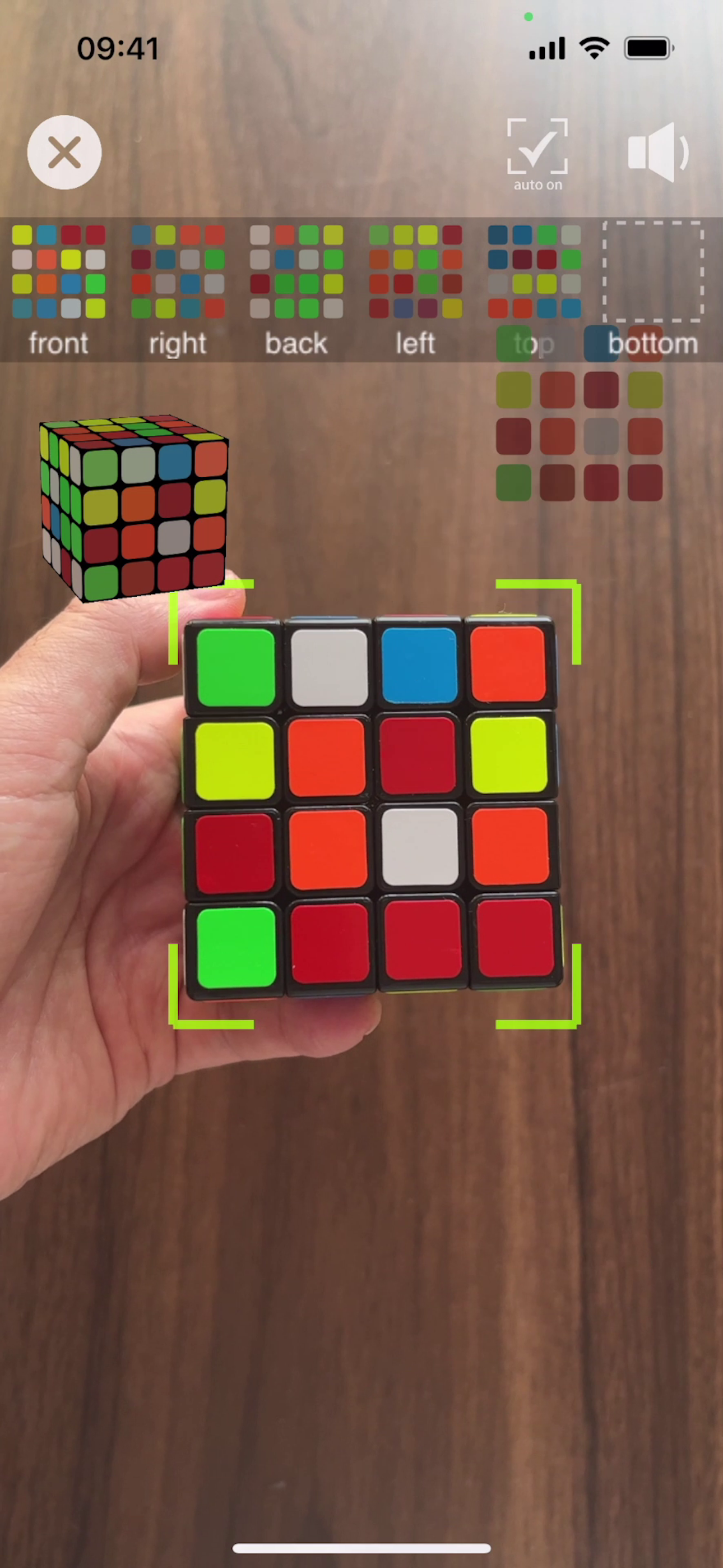 3D Rubik's Cube Solver - แก้ปัญหาลูกบาศก์ของรูบิคด้วยกล้อง iPhoneเล่น 3D Rubiks Cube! media 4