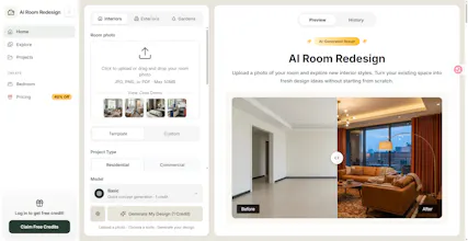 ai room redesign gallery image