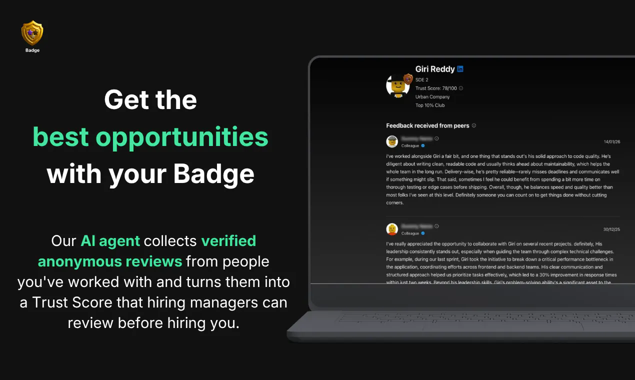 startuptile Badge-AI agents collect peer reviews to generate proof of work
