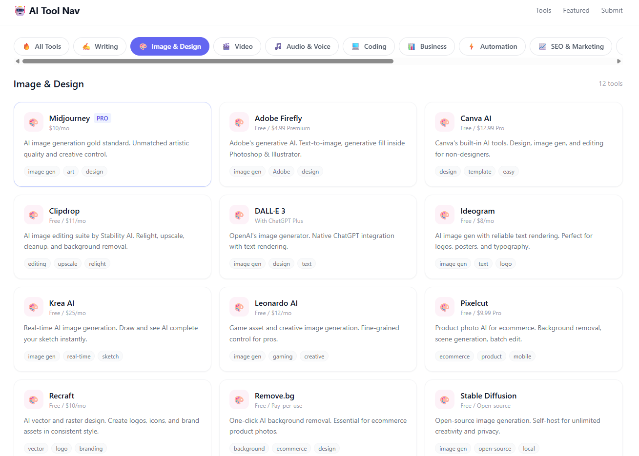AI Tool Nav gallery image