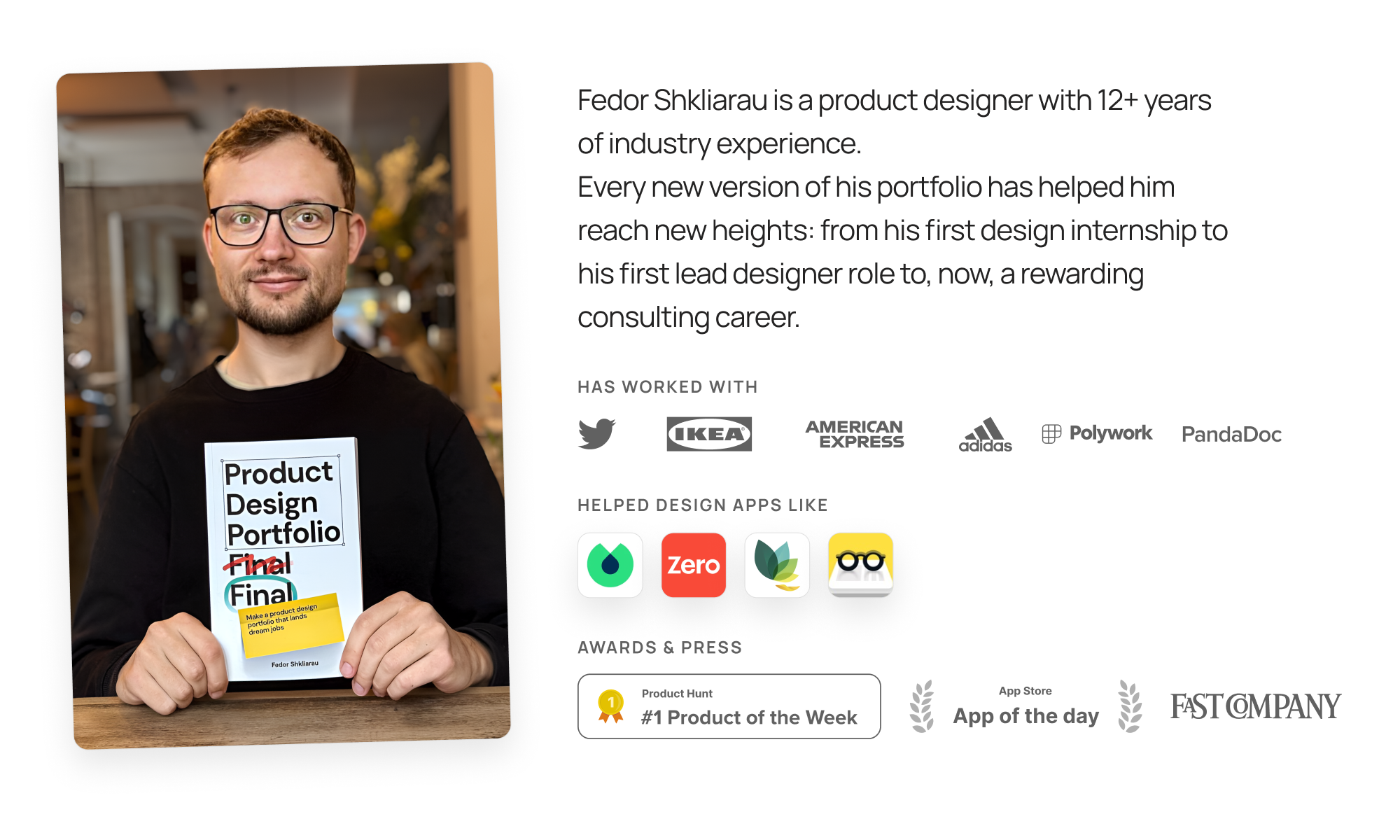 Mídia 5 de Portfólio de design de produto final final - Faça um portfólio de design de produto que aterre a emprego dos sonhos