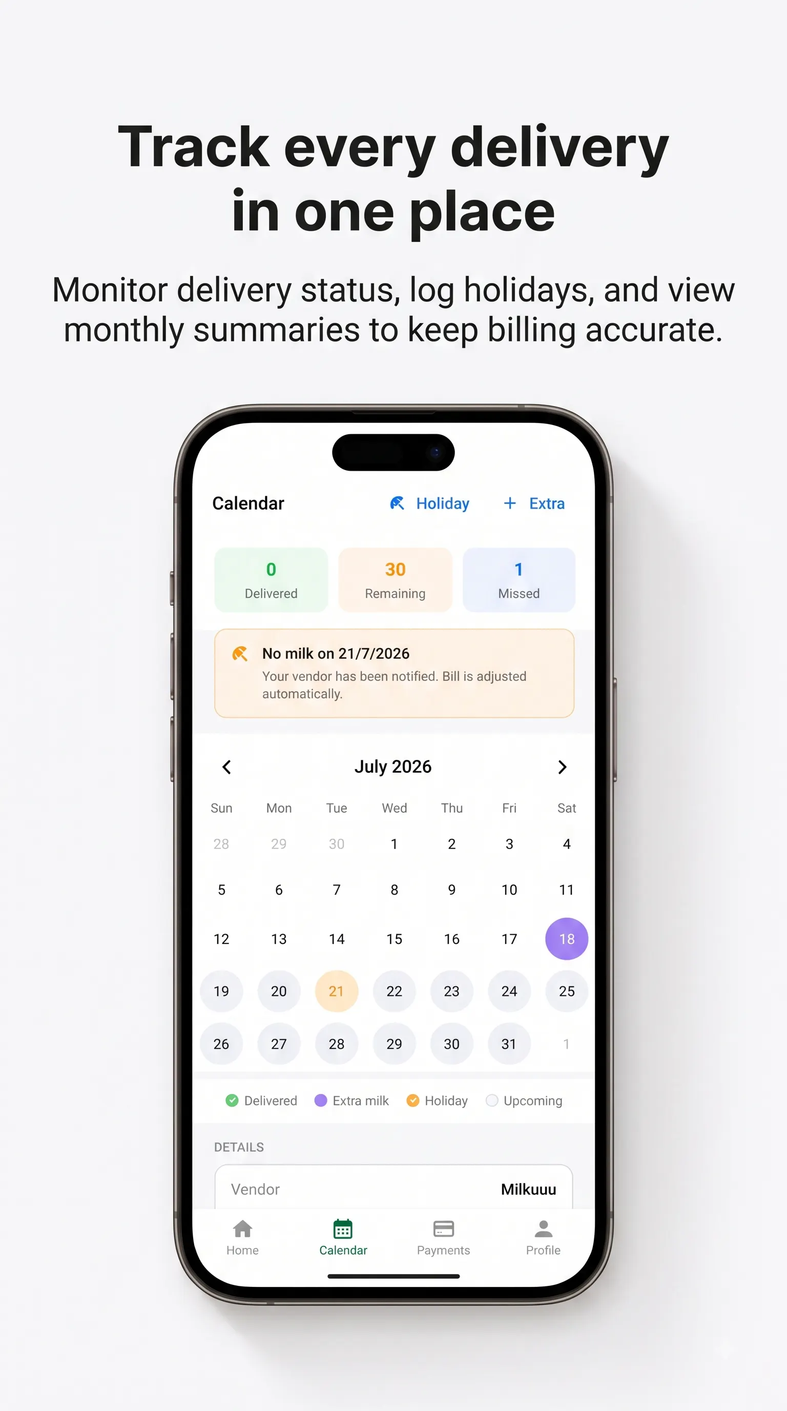 BilLynk — Milk Delivery Billing App gallery image