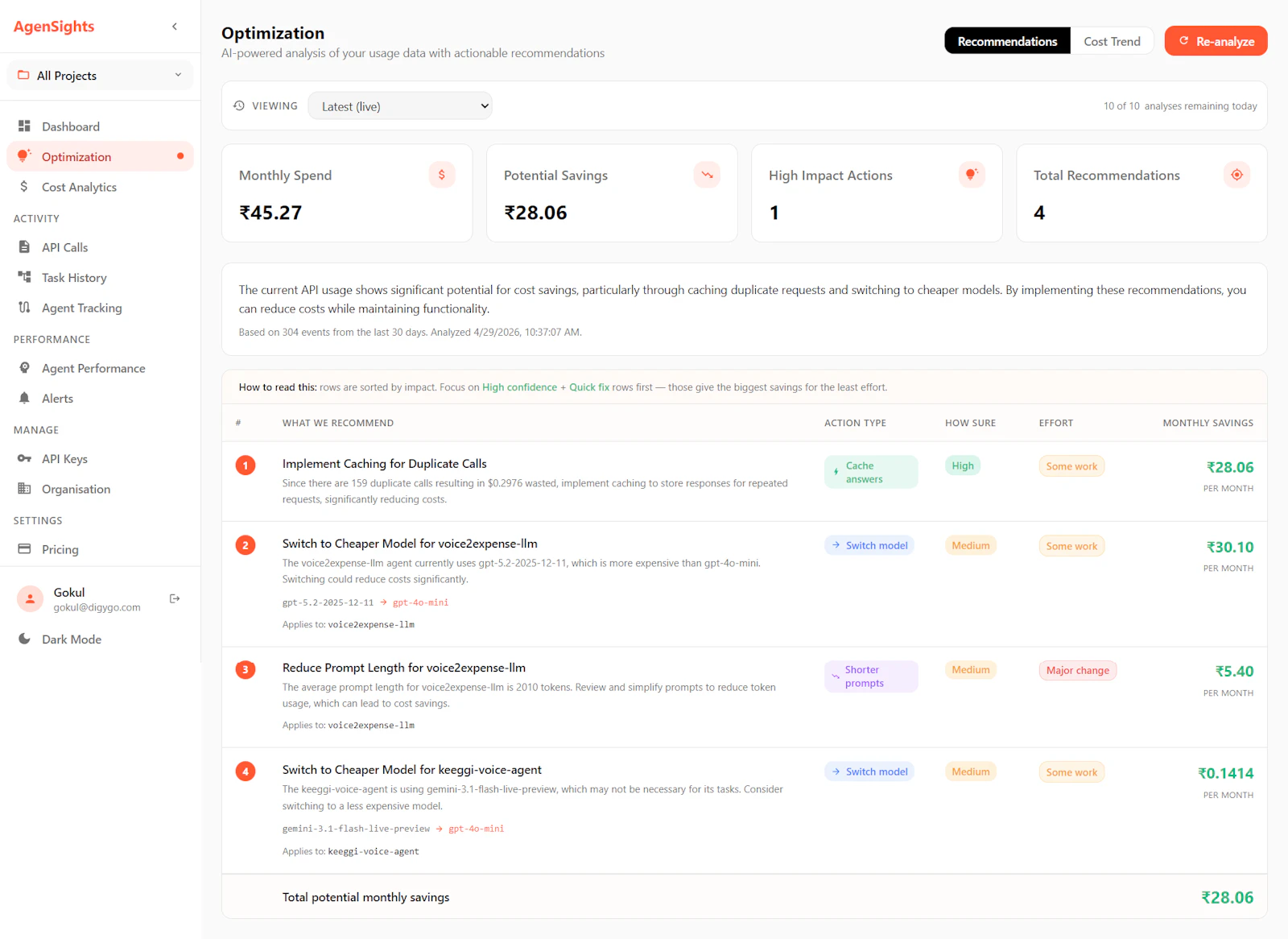 AgenSights screenshot 3