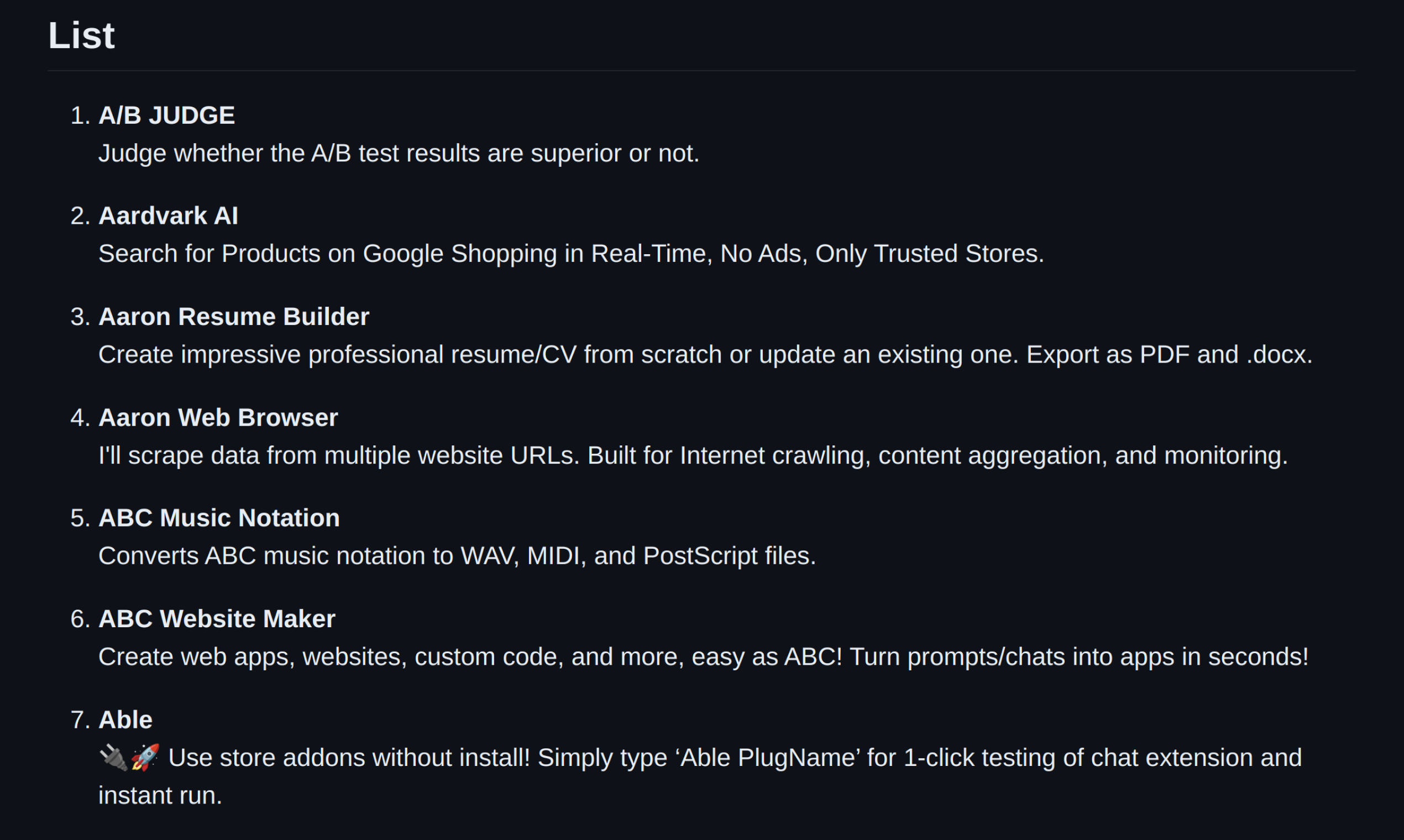Awesome ChatGPT Plugins gallery image