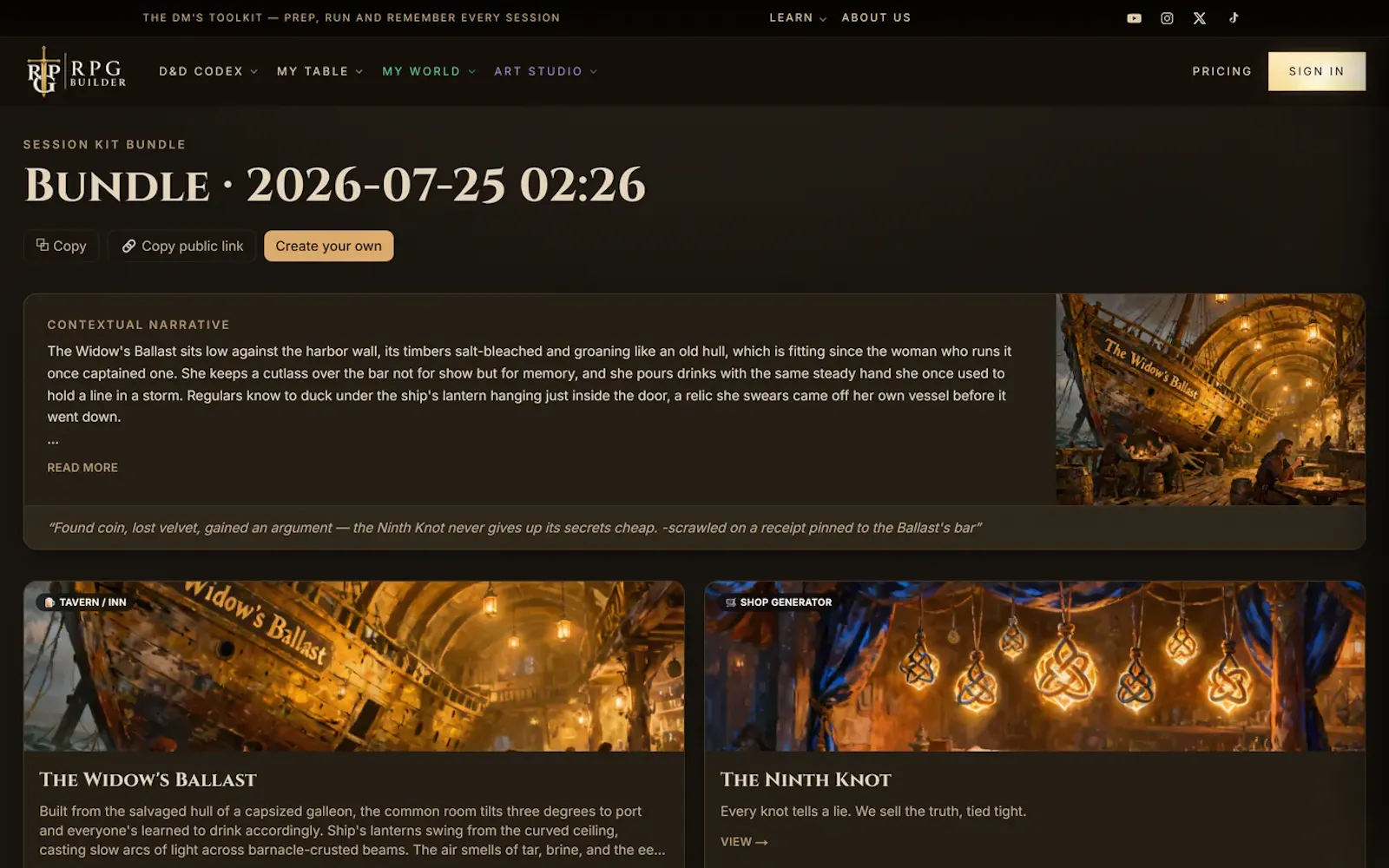 RPG Builder screenshot 2