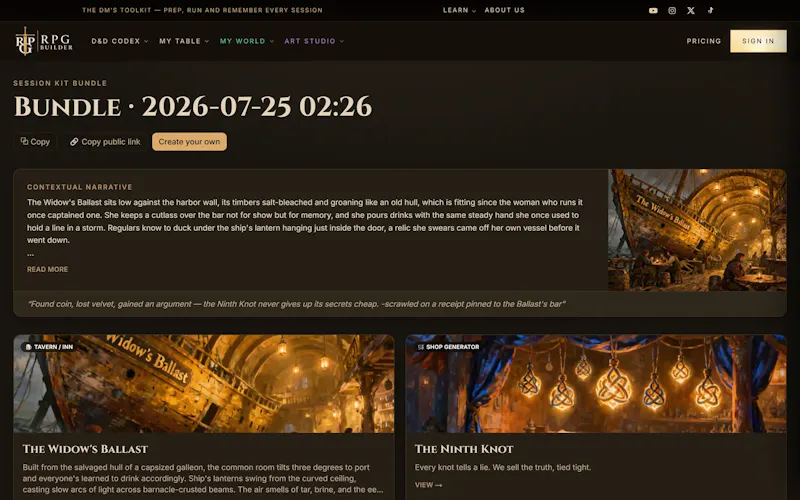 RPG Builder screenshot 2