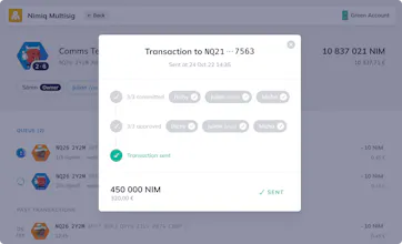 Nimiq Multisig gallery image