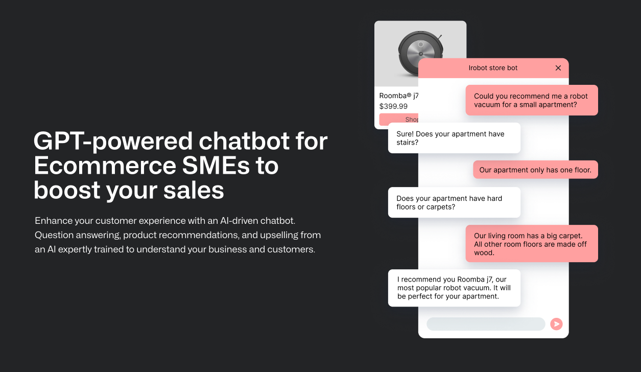 Octocom - Chatbot ที่ขับเคลื่อนด้วย GPT สำหรับ SMEs อีคอมเมิร์ซเพื่อเพิ่มยอดขายของคุณ media 1