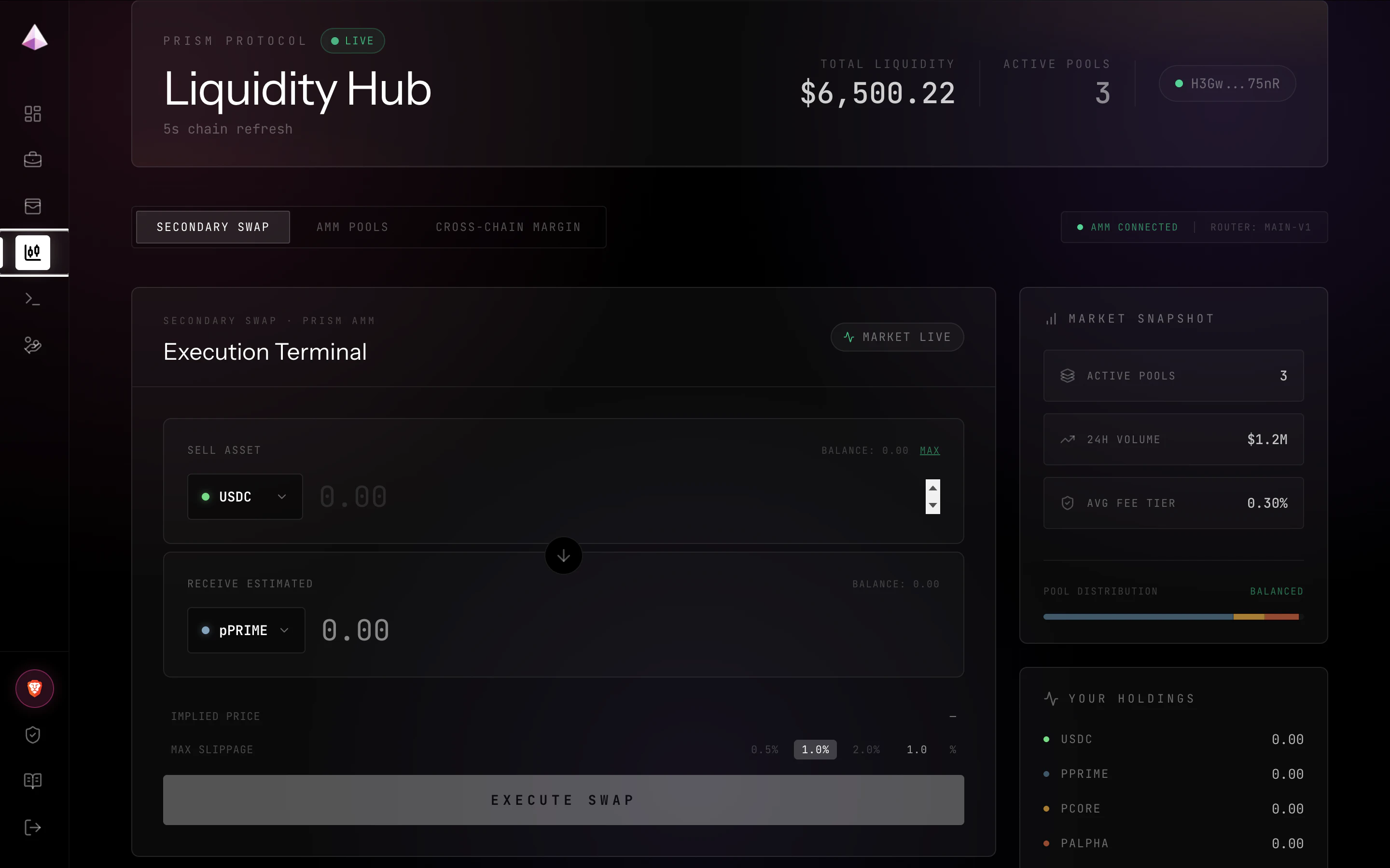 Prism protocol screenshot 5