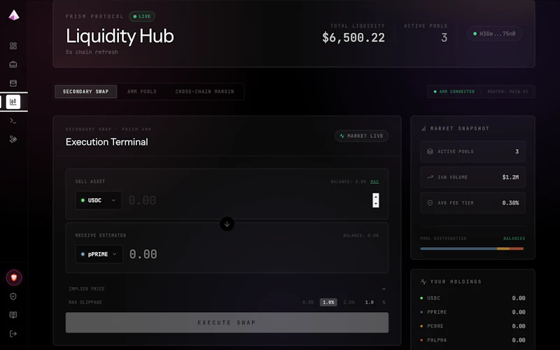 Prism protocol screenshot 6