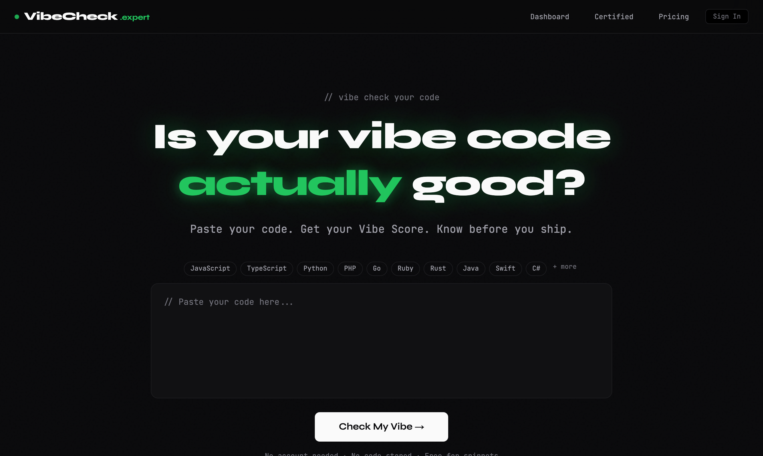 VibeCheck.expert gallery image
