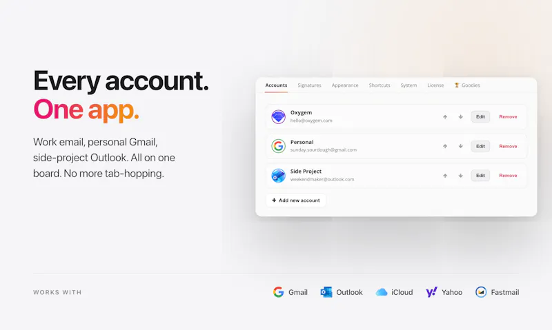 Kanmail screenshot 5