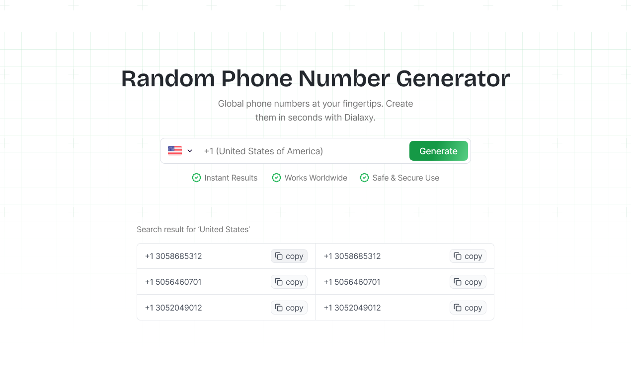 Média Nombir - Votre générateur de numéros de téléphone mondial 3