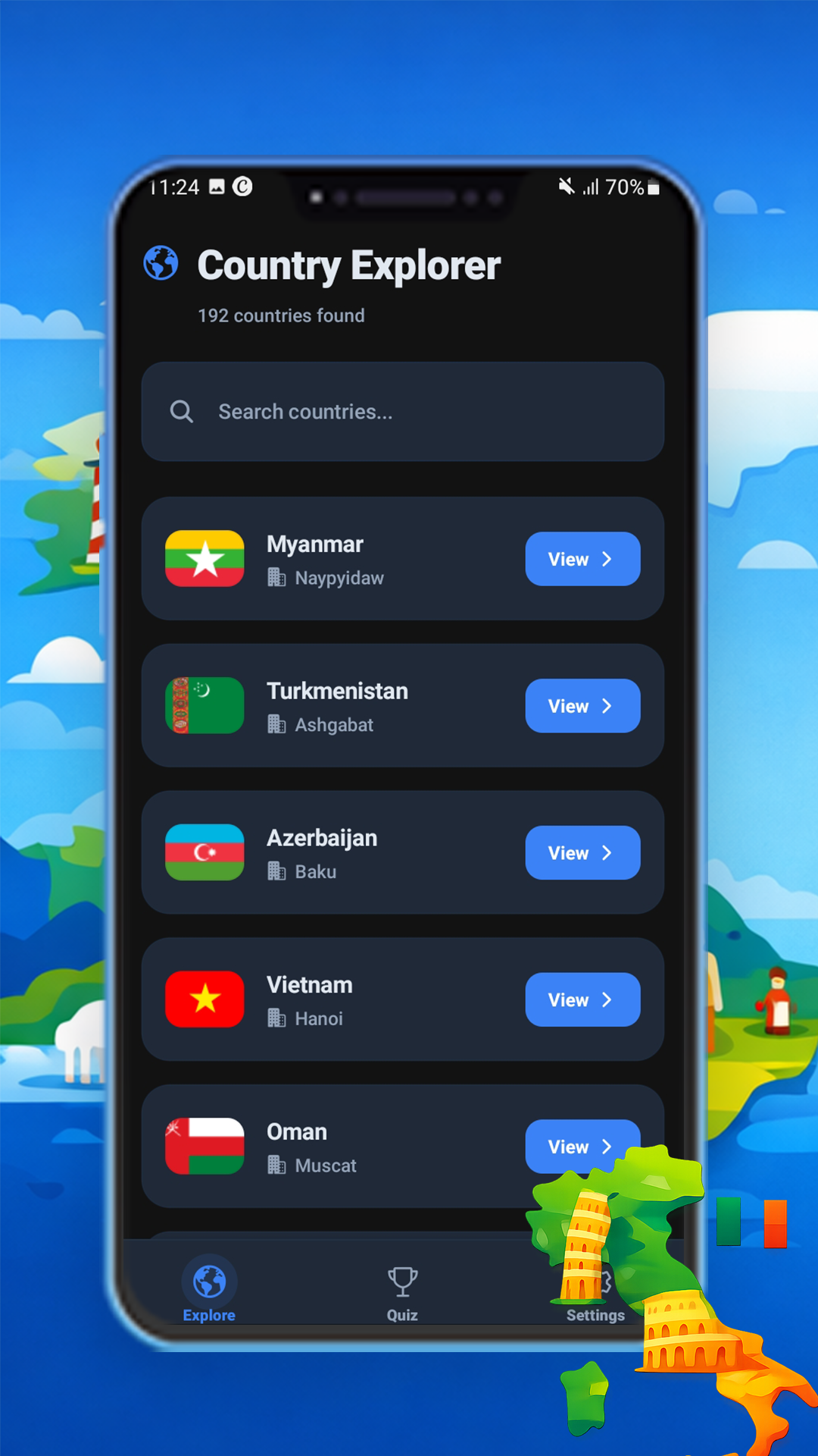 Countries Quiz gallery image