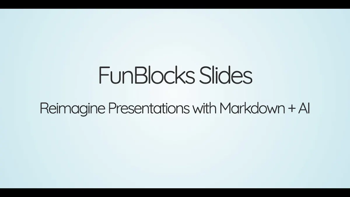 FunBlocks AI Slides