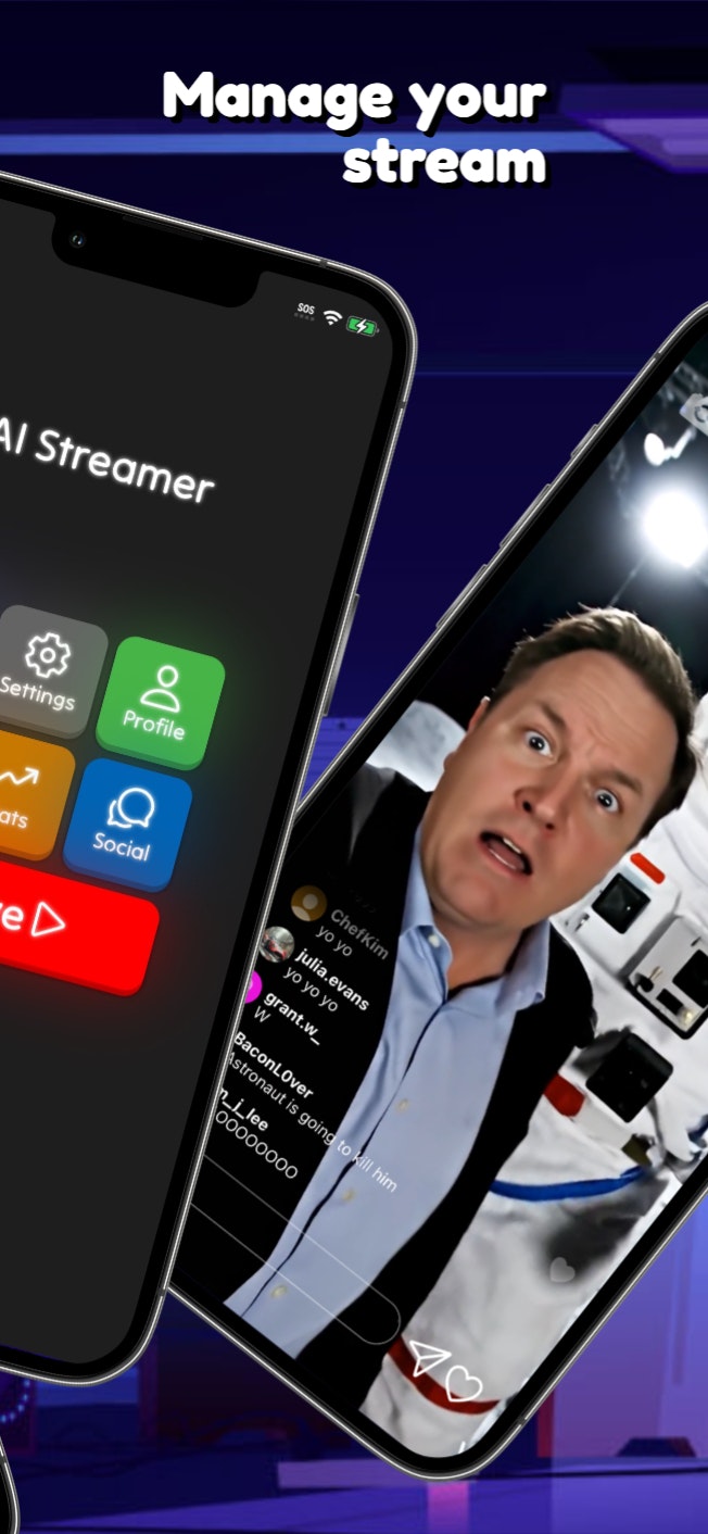 AI Streamer (Alpha 0.1) - Screenshot 2 showing product features and functionality